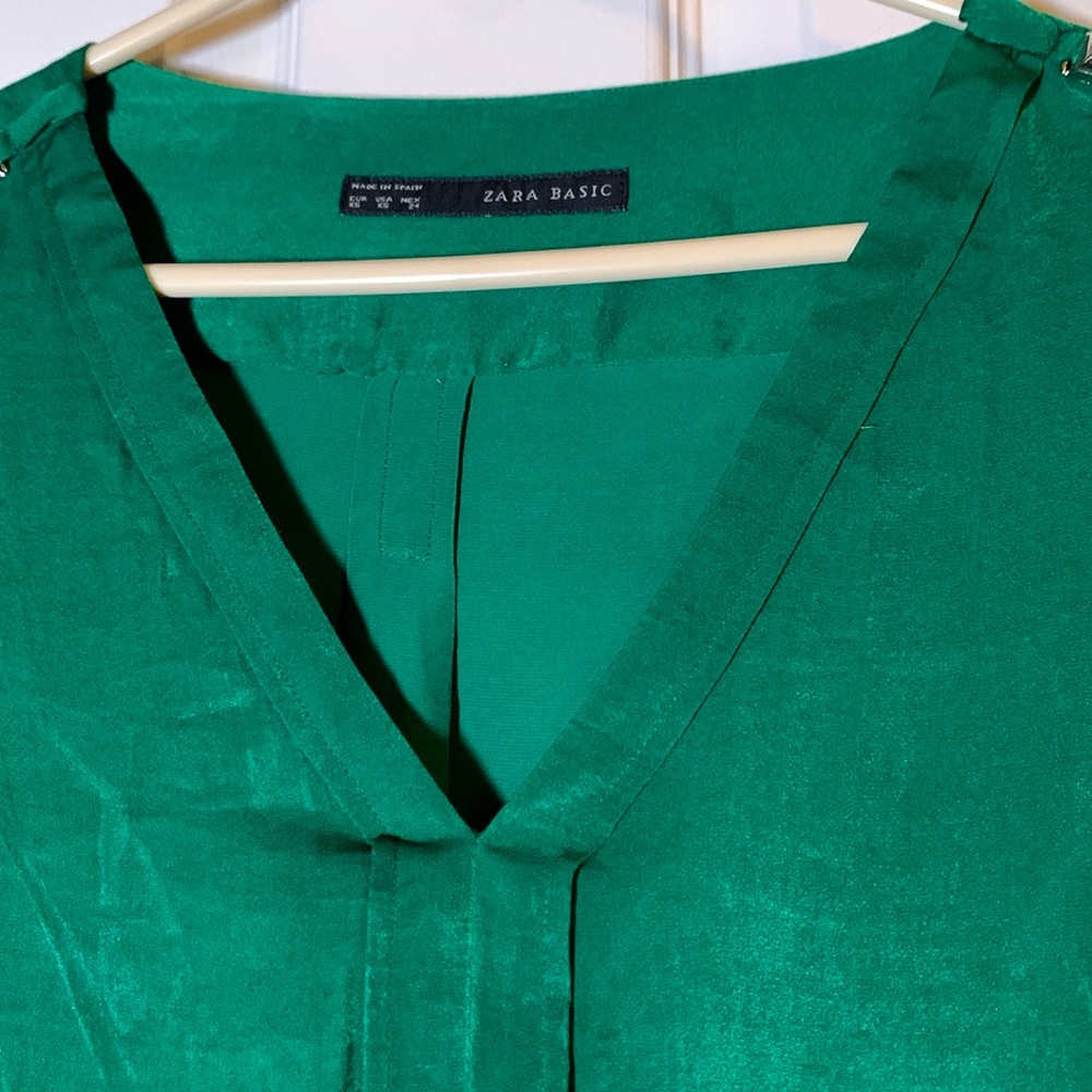 SOLD -Preloved Zara Basic Blouse